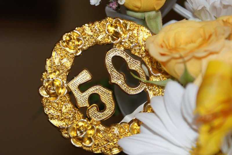 Приглашение на золотую свадьбу 50 лет