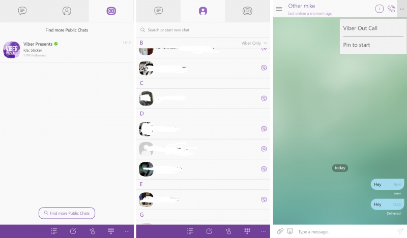 Viber клиент для Windows