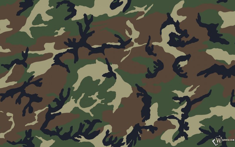 Камуфляж Woodland текстура