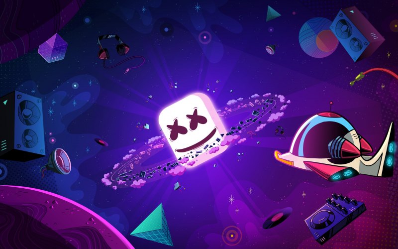 Красивые обои в стиле игр
