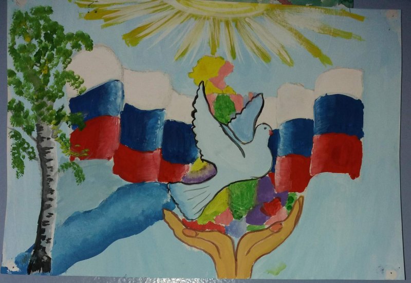 Рисование на тему Россия