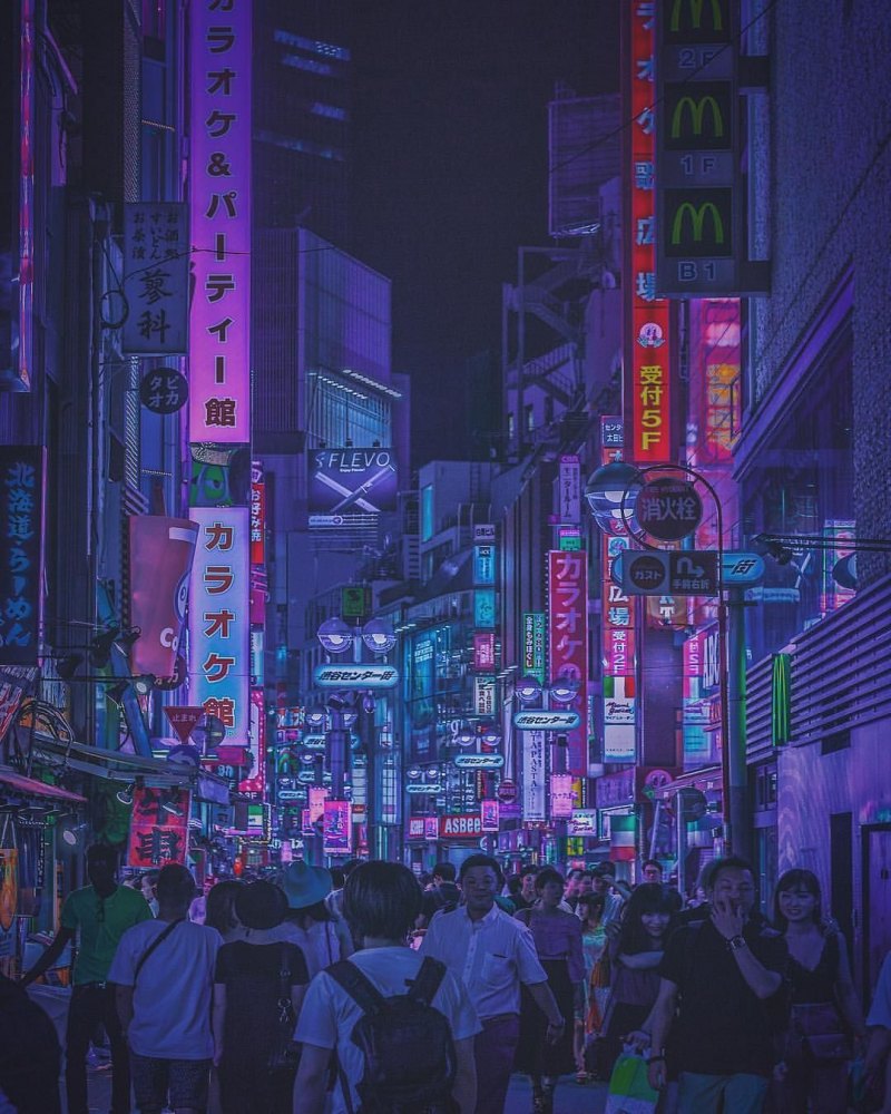 Cyberpunk аниме Токио