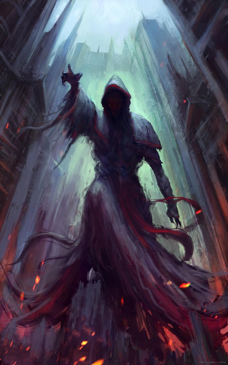 Король тьмы, арт, божество, гримдарк, Титан