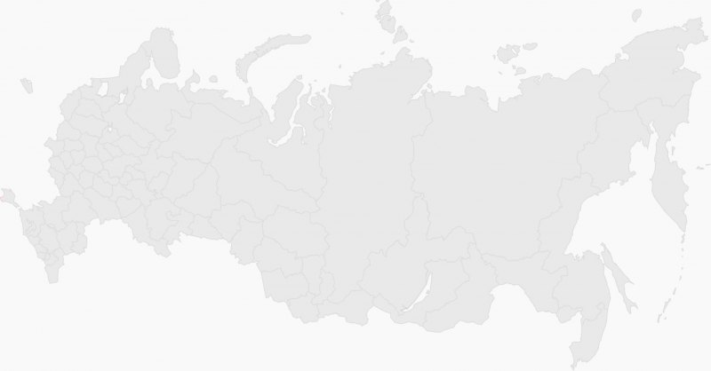 Крым на карте России
