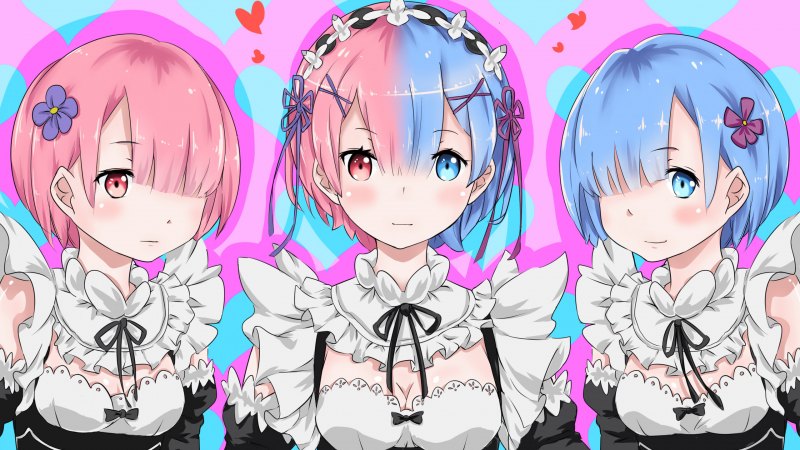 Re Zero Rem and Ram