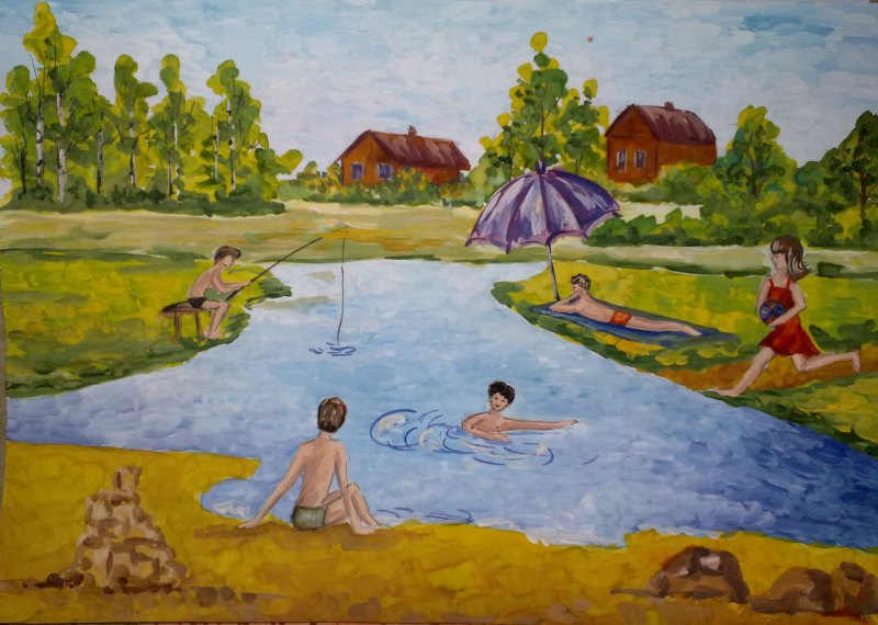 Летние рисунки