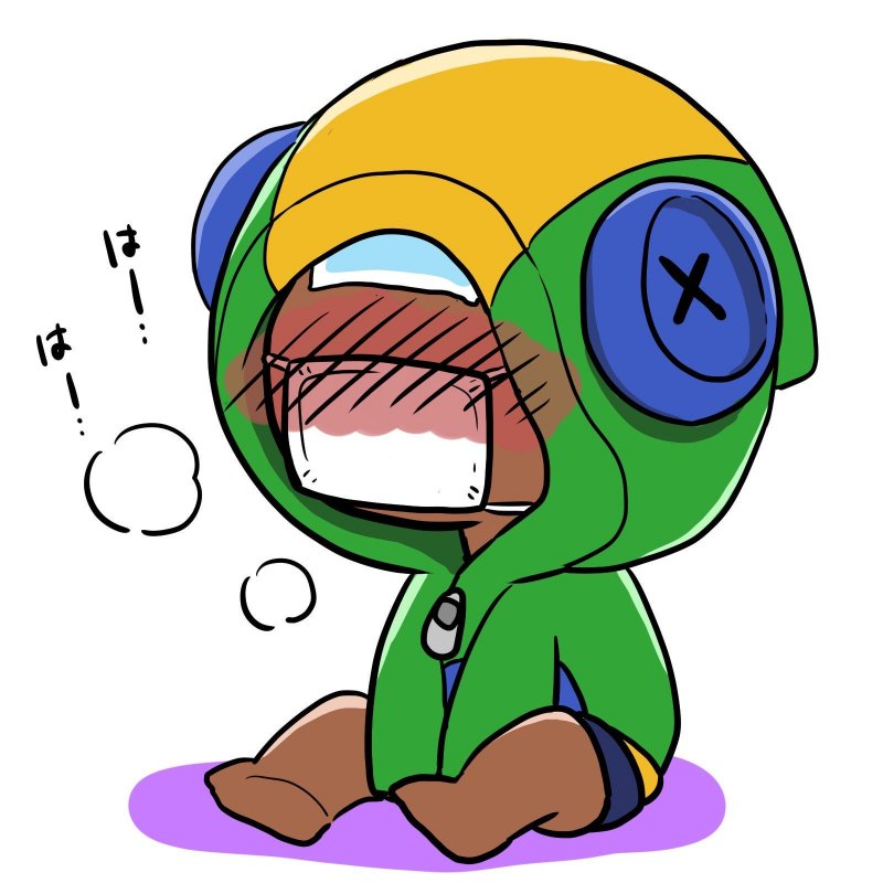 Леон арт Brawl Stars