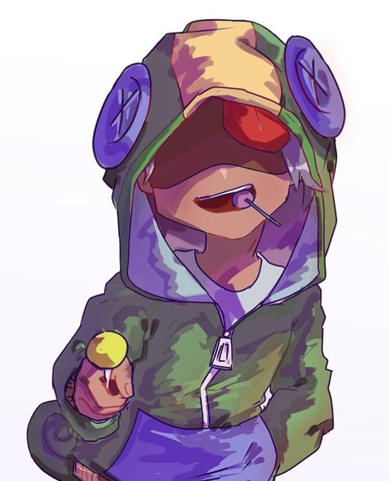 Леон из Brawl Stars арт