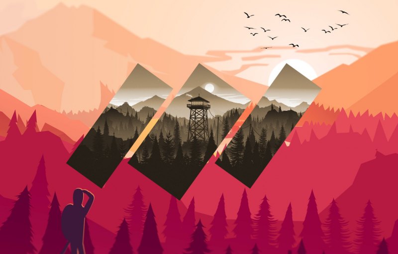 Firewatch арт