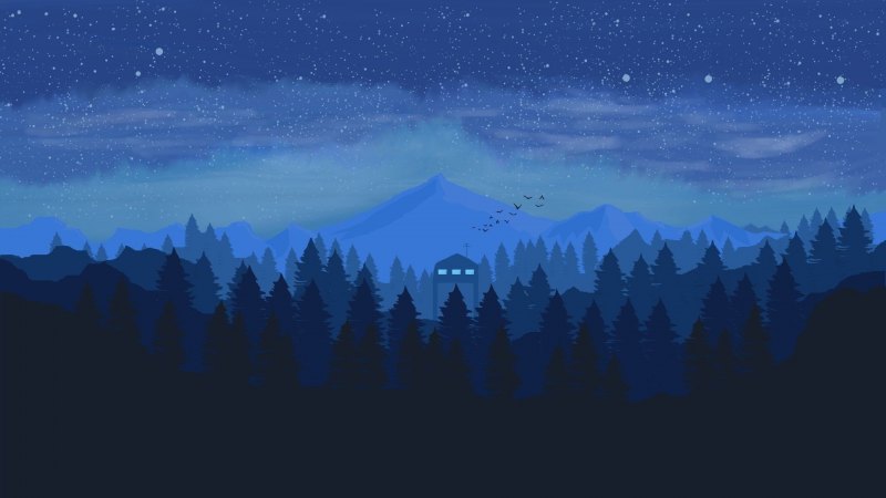 Пиксельный фон космос