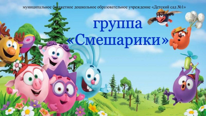 Группа Смешарики в детском саду