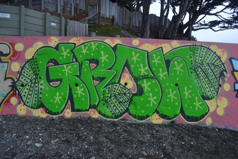 Граффити стиль Throw up