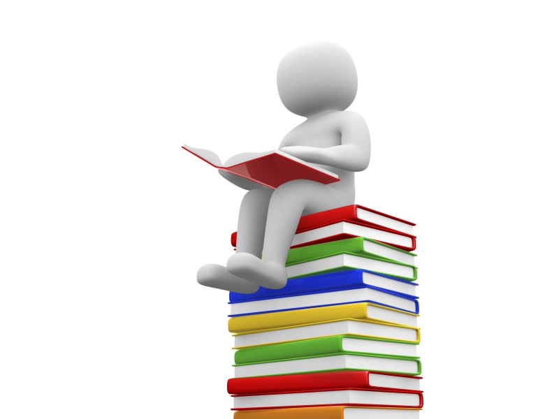 Человечек с книжкой