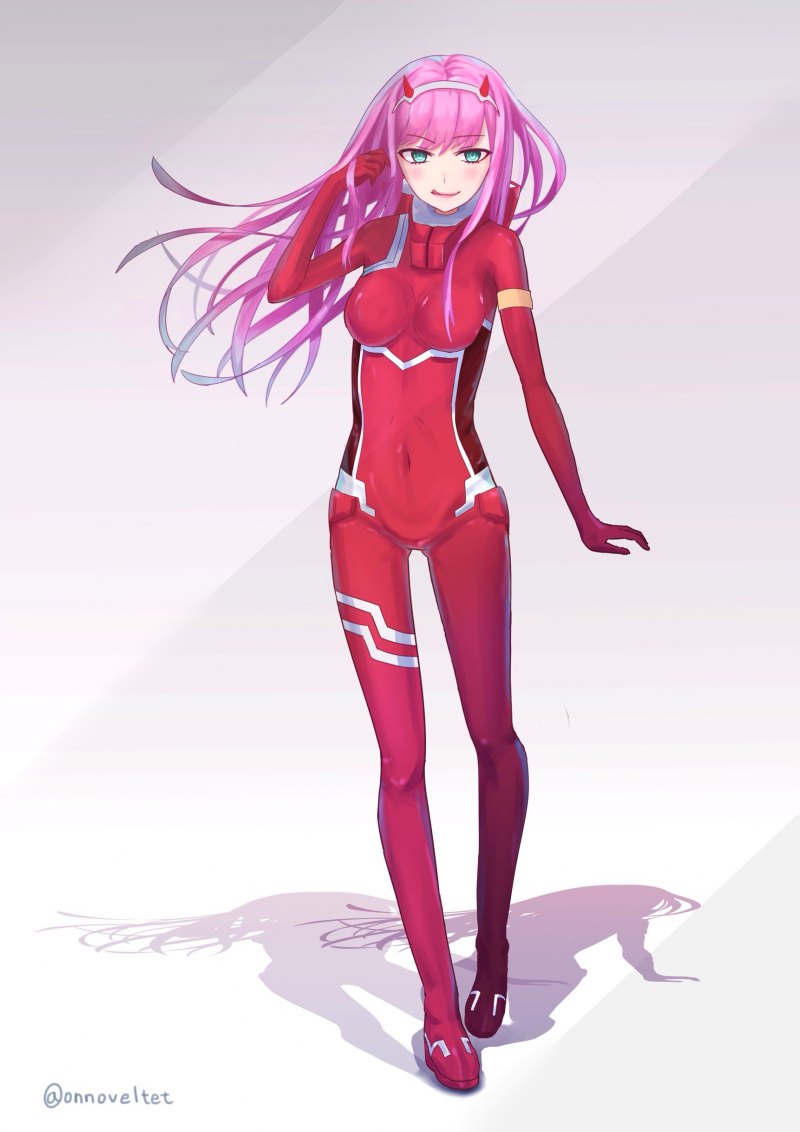 Синяя Zero two FRANXX