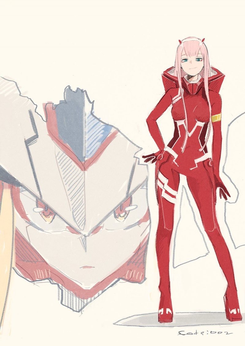 Костюм 02 из Darling in the FRANXX