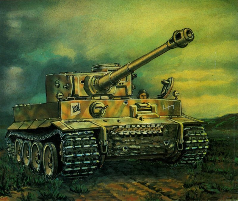 Немецкий танк тигр второй мировой войны