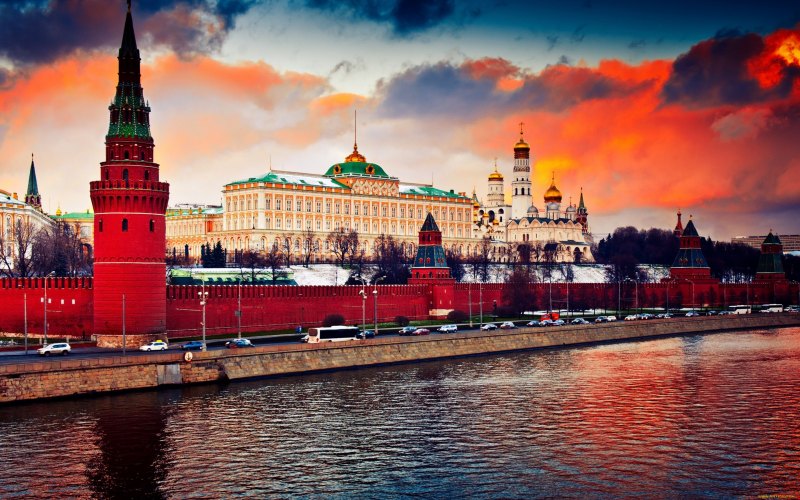 Виды Кремля в Москве
