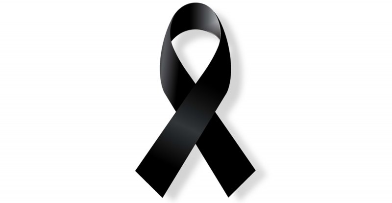 Черная рамка траурная