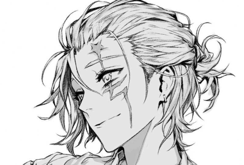 Манга арт парень