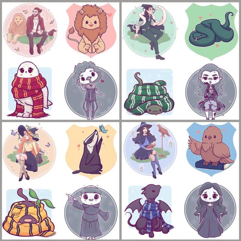 Рисунки Наоми Лорд Гарри Поттер