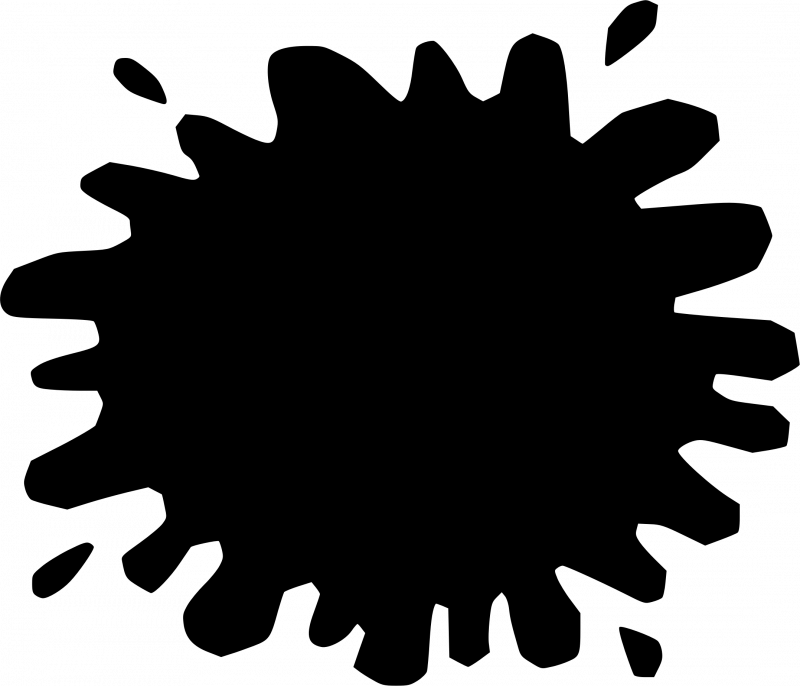 Кляксы краски
