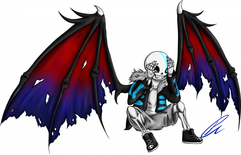 Андертейл демон Санс