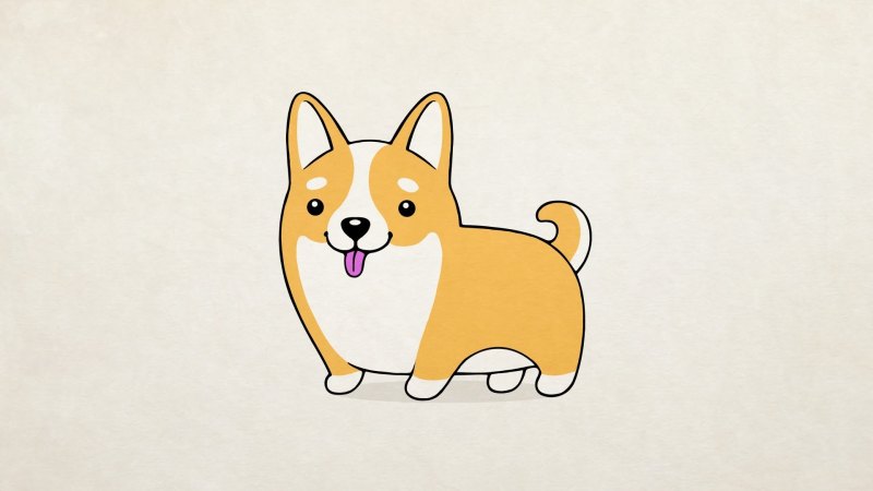 Корги арт