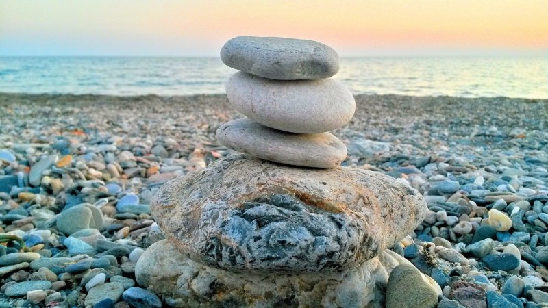 Голубая галька