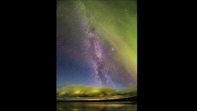 Аврора бореалис Северное сияние