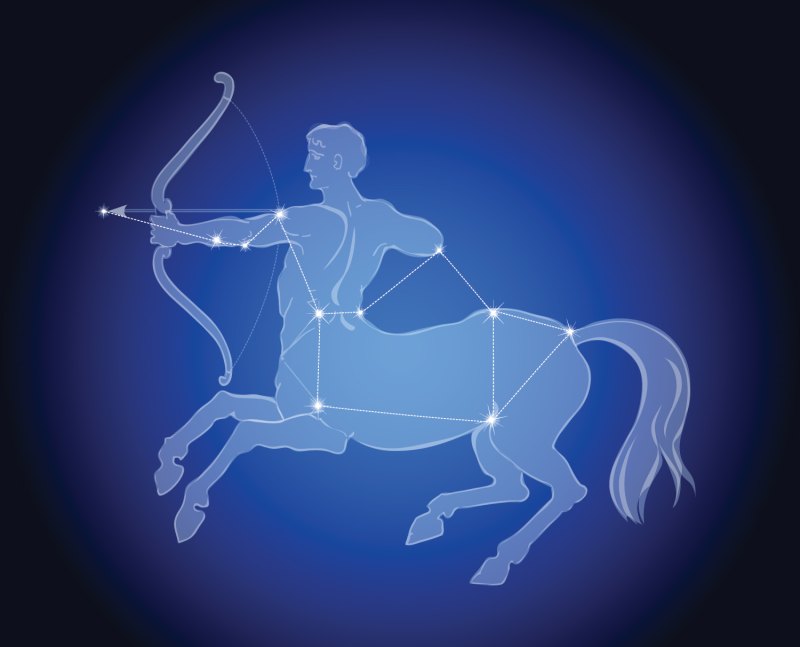 Зодиак Стрелец рисунок