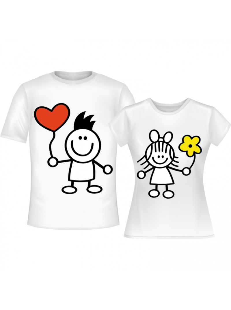 Парные футболки Минимализм