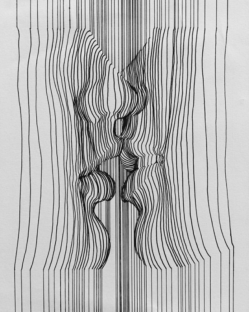 Картины линиями