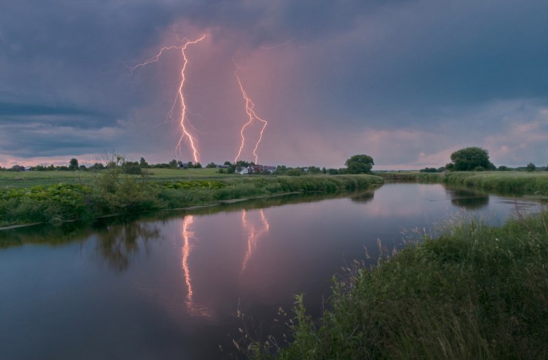 Природа после грозы