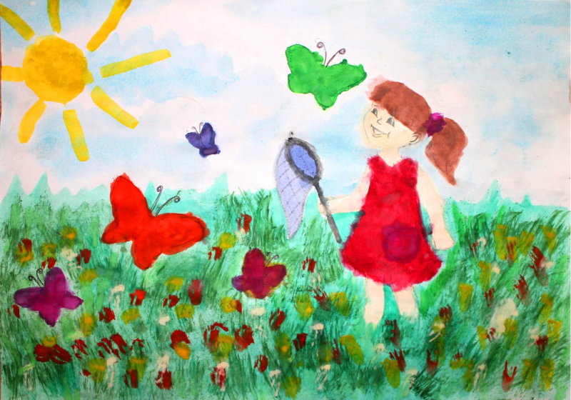 Картинки лето красное для детского сада