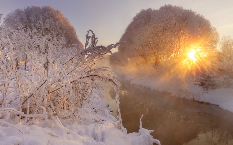 Рассвет зимой