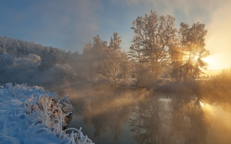 Морозное солнце