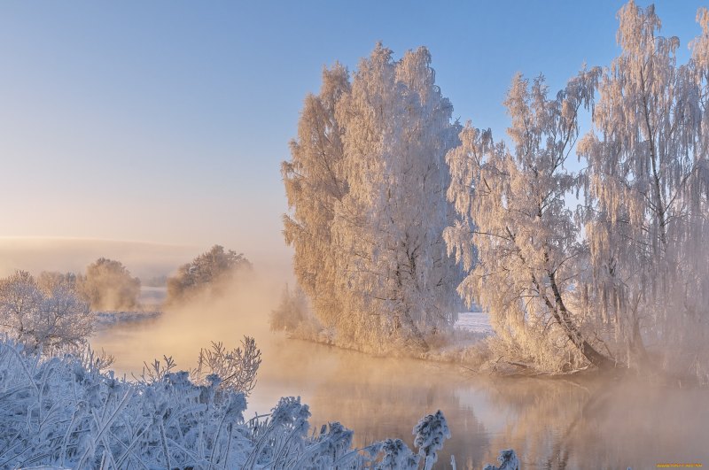 Рассвет зимой