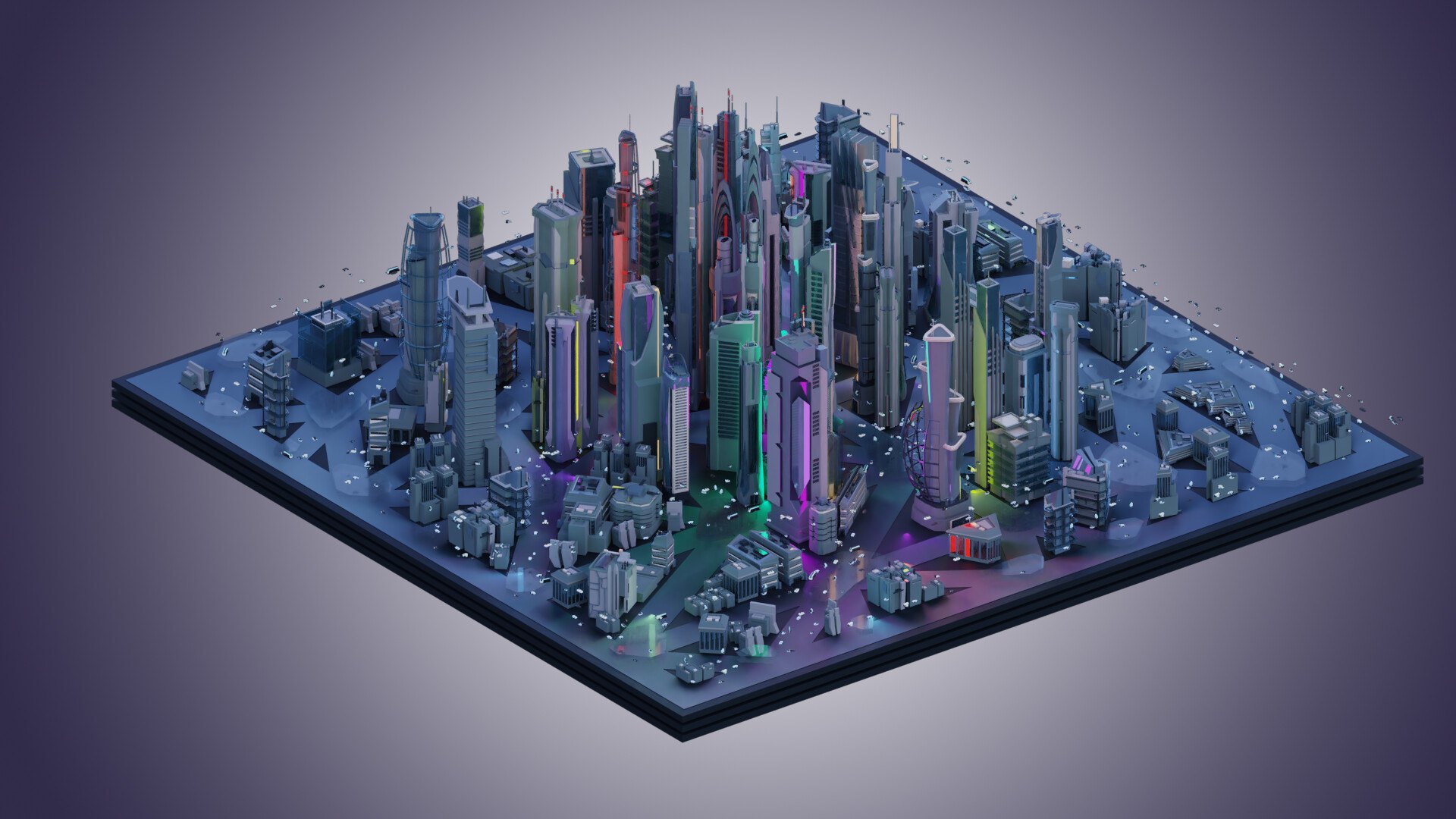 Разработанная модель 3. Scifi City архитектура 3d model лазер. 3д моделирование. Модель города будущего. Трехмерное моделирование.