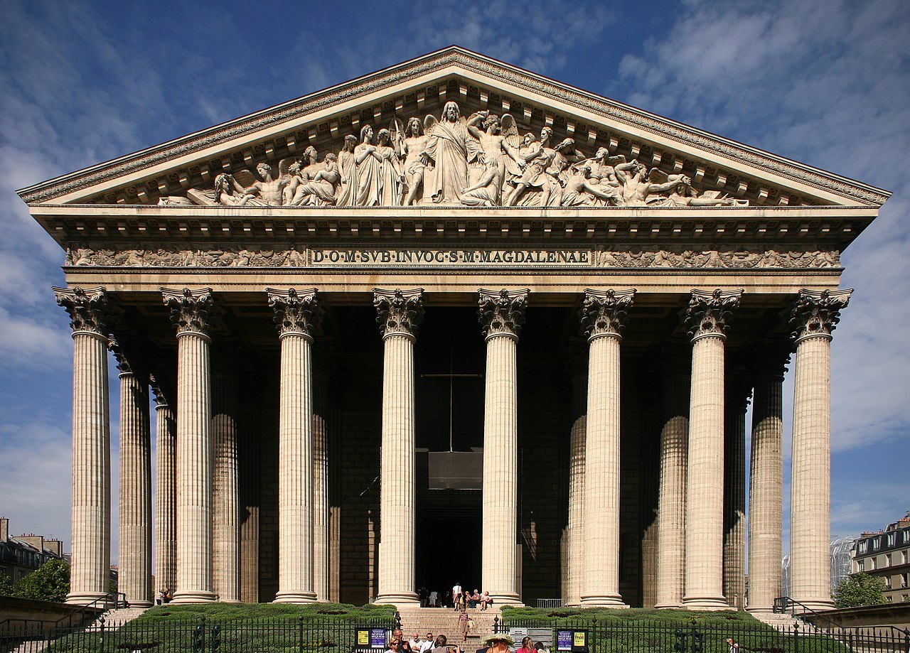 Церковь сен Мадлен в Париже