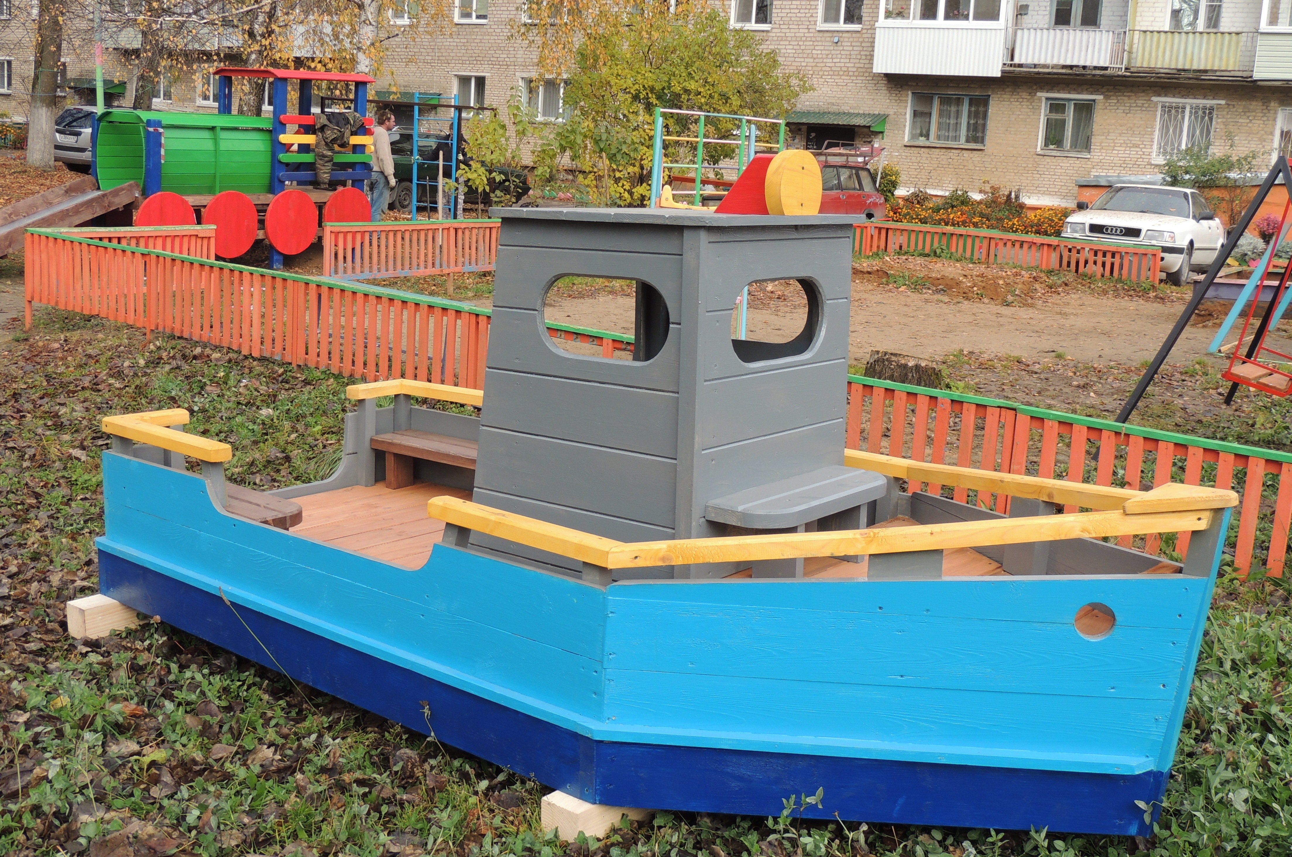 Кораблик на детскую площадку в садик (65 фото)