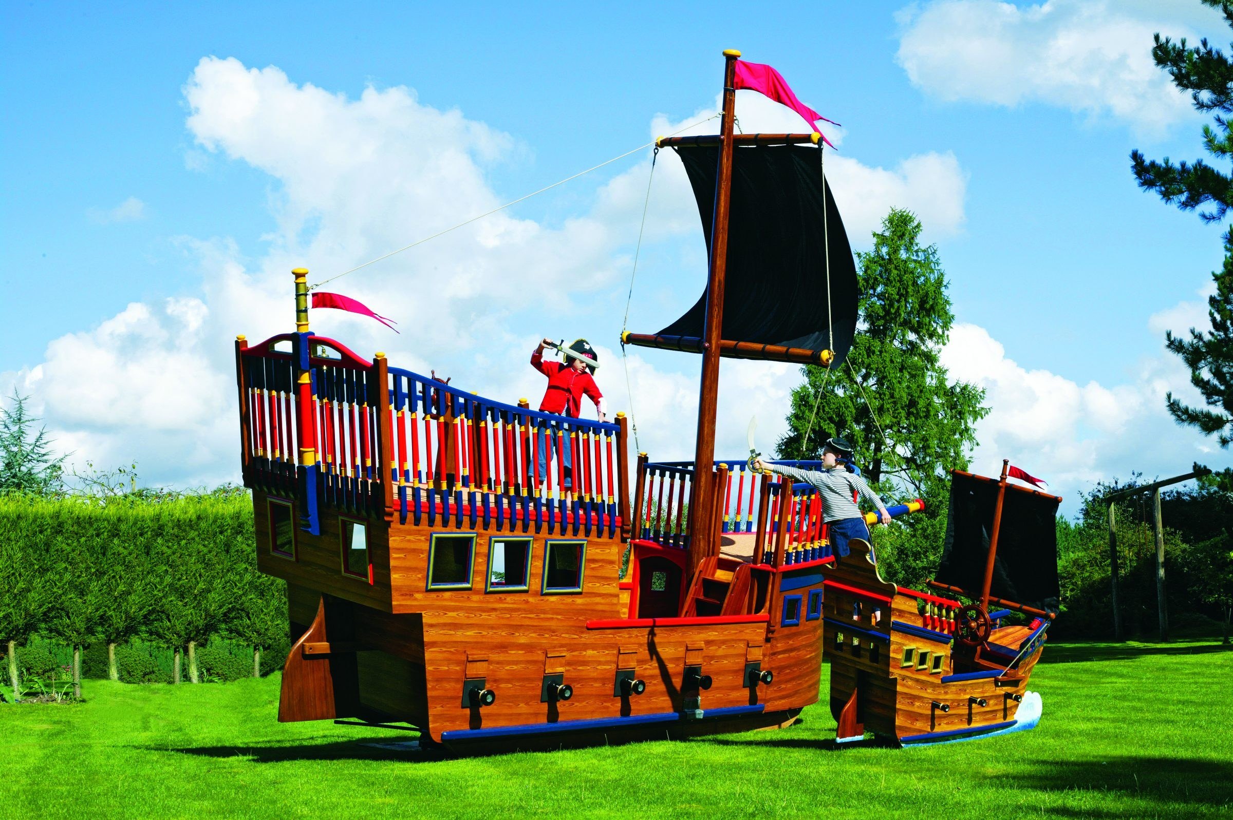 Деревянный корабль для детской площадки - фото и картинки irhidey.ru