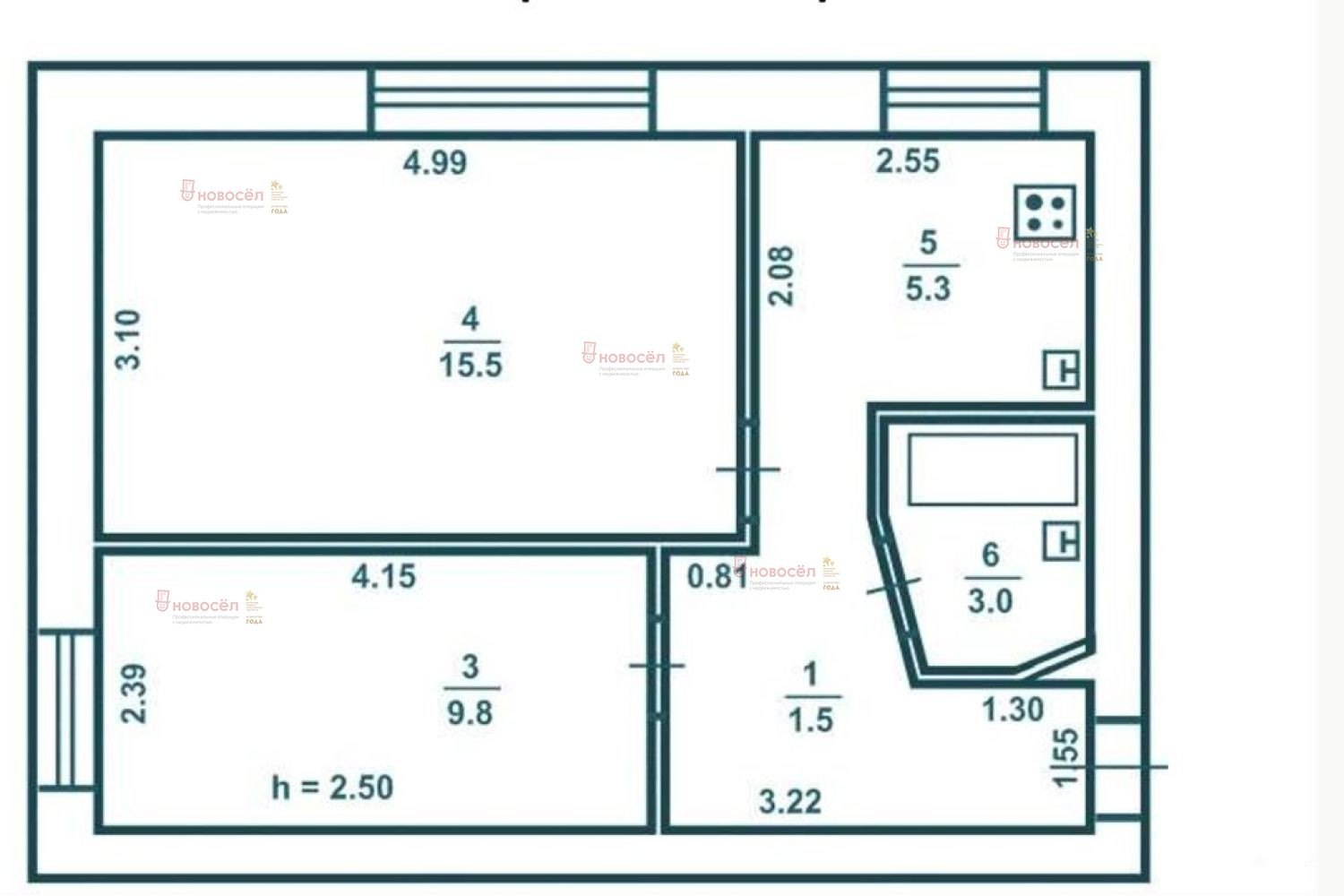 Планировки 3 комнатных квартир брежневки