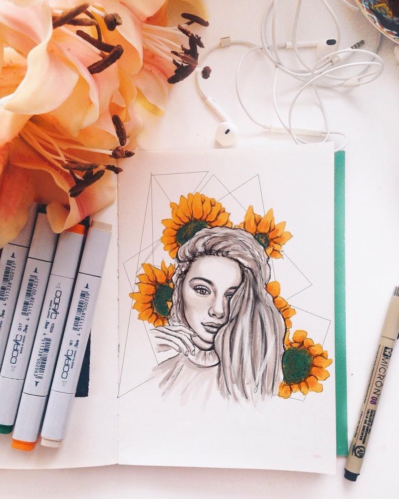 Скетчбук «портреты»