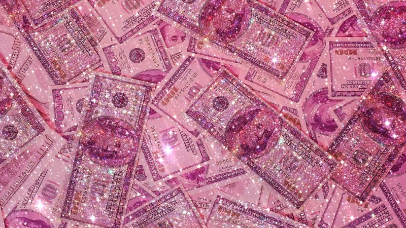 Розовая Эстетика деньги