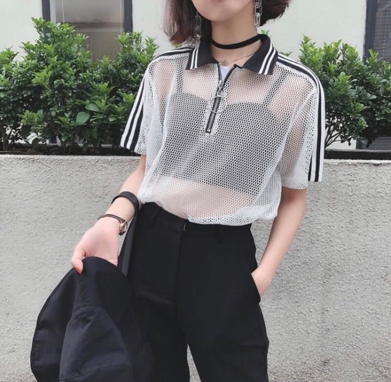 Korean одежда aesthetic Black