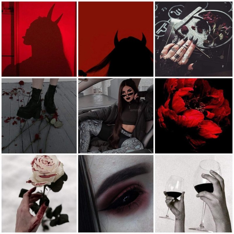 Лили Коллинз Эстетика коллаж