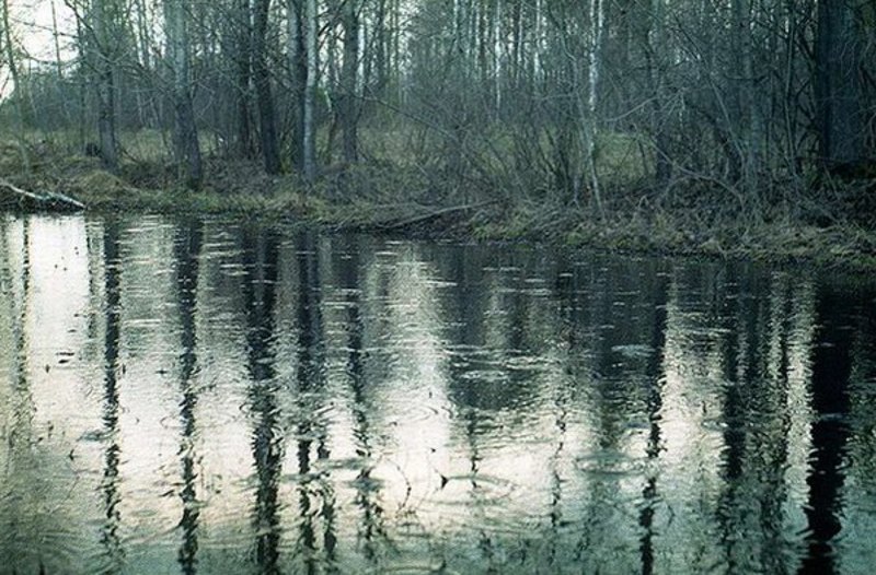 Пасмурно снег