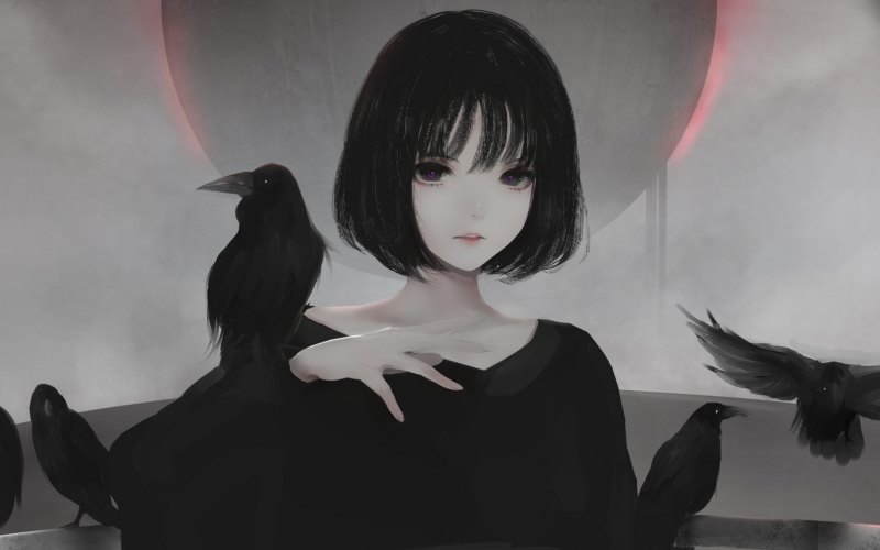 Аниме в сером цвете