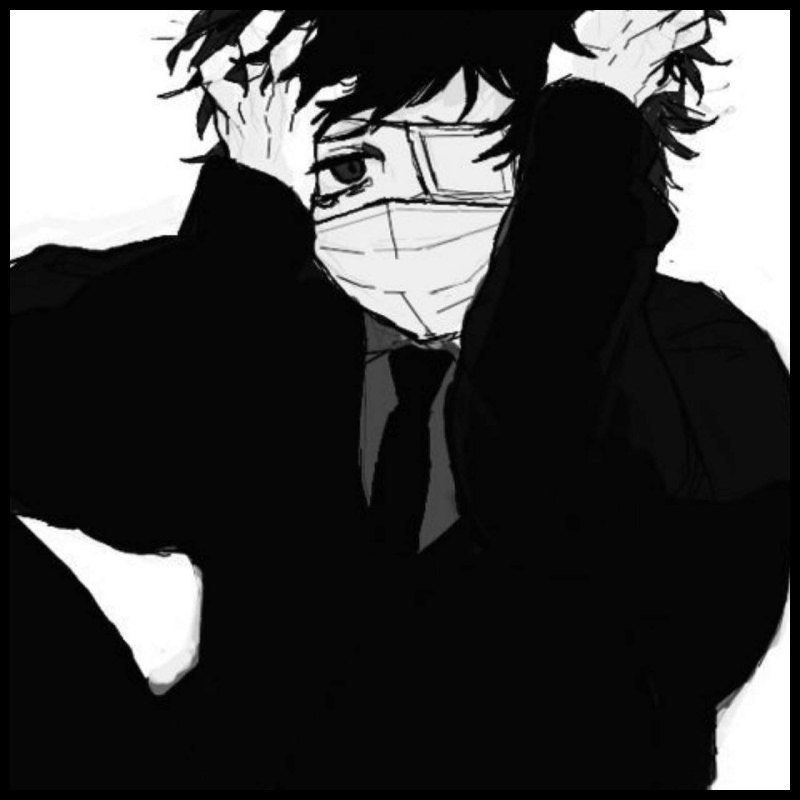 Aesthetic anime Блэк