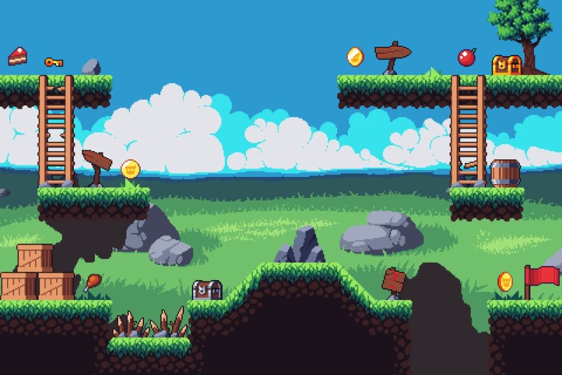 2d Pixel platformer